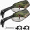 Rectangular Mobility Scooter eBike Mirror, Foldable HD WideAngle Bicycle Rear View Mirror, Rotatable Compatible Ebike, Cycle Pushbike Handlebar Mirro 1