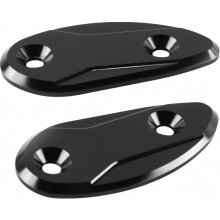 Lot de 2 caches de base de rétroviseurs de moto en alliage d'aluminium, compatibles avec les modèles CBR1000RR 2008-2021 (design britannique).