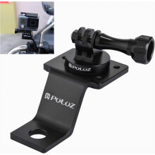Motorcycle Rearview Mirror Mount Compatible with GoPro HERO13 12 11 10, Compatible Holder Bracket Clamp, Metal Camera Mount Compatible Insta360 X5 X4