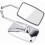 Compatible Motorcycle Rearview Mirror Motorcycle Side Mirrors(Black) British Design 7
