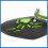 8mm 10mm Thread Dia Pattern Motorcycle Rearview Mirror Green| Item Compatiblement British Design 4