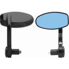 Bar End Mirrors Compatible Motorcycles with 22MM 7/8" Handlebar 360 Degree Rotation Rear View Mirror Compatible with Honda Grom Yamaha Kawasaki Briti