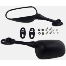 Rétroviseur arrière pour moto, compatible avec CBR 600 RR 2003-2012 / 1000RR 2004-2006, noir, style racing d'origine.