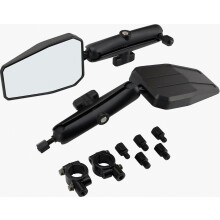 Compatible Adventure Rearview Mirror Convex Foldable 360 Degrees Compatiblement Compatible ATV UTV Scooter Dirt Bike Buggy Off-road Bikes British Des