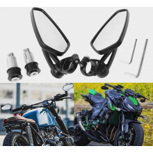 yhteensopiva 7/8" 22 mm ohjaustangon pää sivupeilit yhteensopiva kilpa-urheilupyörä skootteri Honda Yamaha brittiläinen muotoilu