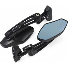 rétroviseurs noirs compatibles Suzuki GSXR 600 750 1000 1300 Hayabusa, design britannique