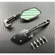 Rétroviseurs latéraux pivotants compatibles 8 mm et 10 mm pour moto, design britannique