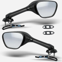 Mustat taustapeilit, savunväriset vilkut, yhteensopiva Suzuki GSXR 600 750 1000 2005-2015 British Designin kanssa