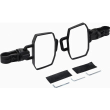 1.75" 2" Roll Cage Bar adjustable Offroad Black Rearview Rear View Side Mirror Compatiblement Compatible Teryx Deere Gator Rhino YXZ RZR Dune Buggy b