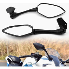 Rétroviseur latéral gauche/droit Minho OEM compatible avec les modèles CFMOTO 300SS, CF250SR, 300SR et 300NK. Design britannique.