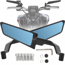 Rétroviseurs de moto réglables, anti-éblouissement, compatibles avec Z650, Z900, Z1000, Duke 390, 790, 1290, MT07 et MT09 S