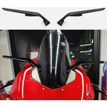 Rétroviseurs pivotants pour moto compatibles avec Ducati Panigale V2 955 (2020-2024) et Ducati Panigale V4 1100 (2020-2024), en aluminium usiné CNC.