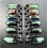 Compatible 8mm 10mm Rear View Mirror Motorcycle Rotatable Side Accessories Mirrors British Design 3