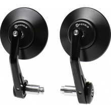 (No EMARK Version) CNC Compatibleged Aluminum Alloy Motorcycle Round Motorcycle Bar End Mirrors Handlebar Mirror Anti-glare Vibration-reducing design