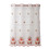 Christmas Snowflake Sheer Curtains White Gold Embroidered 2