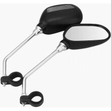 Bike Handlebar Rearview Mirrors - Reflective Cycling Wide Angle 360 Rotation 0.875inch Mount Compatible MTB Mountain Road Cycling Bicycle Electric B