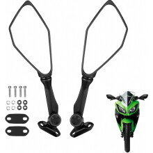 Rétroviseurs Ninja 300 compatibles avec les modèles Ninja 400, 250, 500, ZX6R, EX300 et ZX-6R. Design britannique.