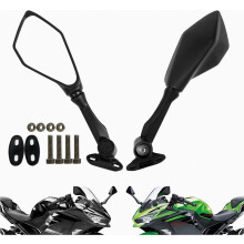 Motorrad-Rückspiegel kompatibel mit Ninja 300, 400, 500, 636, 250, ZX6R usw. | Motorrad-Seitenspiegel kompatibel mit Ninja 300R, Ninja 400, 500, EX40