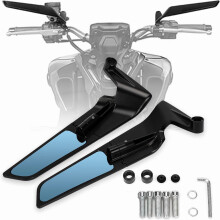 Rétroviseurs de moto anti-éblouissement discrets, réglables et pivotants, compatibles avec les modèles Z650, Z900, Z1000, Duke 390, 790 et 1290 M.