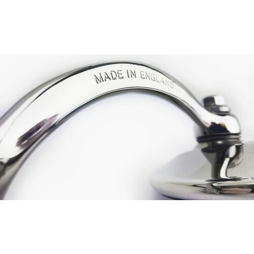 Motorcycle Bar End Side Mirror with Rectangular Head - Compatible Fitting | 820 Halcyon British Design 1