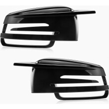Auton taustapeilin suojukset, ABS-muoviset sivupeilin suojukset, jotka ovat yhteensopivia luokan A W176 B W246 C W204 E W212 S W221 CLA C117 GLK X204