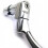 Motorcycle Bar End Side Mirror with Rectangular Head - Compatible Fitting | 820 Halcyon British Design 3