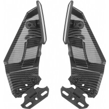 Rétroviseurs de moto, rétroviseur latéral discret | Compatibles avec les ailettes en fibre de carbone et les rétroviseurs Honda/K