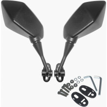 Espejos retrovisores convexos ajustables Minho compatibles con CBR600 CBR250 CBR300 CBR500 CBR900 CBR1000 Ninja 250R Suzuki GSXR 750 Hyosung GT125R G