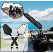 Rétroviseurs pour motos tout-terrain, compatibles avec les fixations RAM B Balls et les guidons de 7/8" (M10/M8), notamment KTM 1290 Super Adventure,