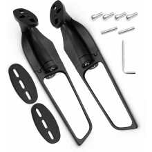 Saihisday Motorcycle Rear view Mirrors Black with Double Rotating Side Mirror Compatiblement Compatible Suzuki GSXR 600 750 1000 Compatible Honda CBR