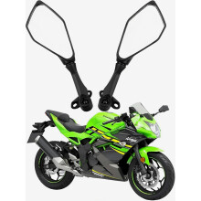 Zijspiegels compatibel met Kawasaki Ninja 300R EX300 2013-2017, ZX6R 636 2013-2025 - Verstelbare sportmotor achteruitkijkspiegels (set van twee), sla
