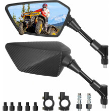 Specchietti retrovisori per ATV compatibili con manubri | Specchietti retrovisori per ATV e moto multi-angolo con morsetto di montaggio da 7/8" Adatt