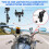 Motorcycle Mirrors compatible Handlebars, ATV Mirrors Featuring a Phone Mount Interface, Anti-impact/explosion/glare,HD,Compatible with Motorcycle (S 4
