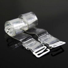 2 Pair Clear Invisible Bra Straps Adjustable Detachable Transparent Straps Metal Hook Women Seamless Clear Shoulder Straps Replacement Lingerie