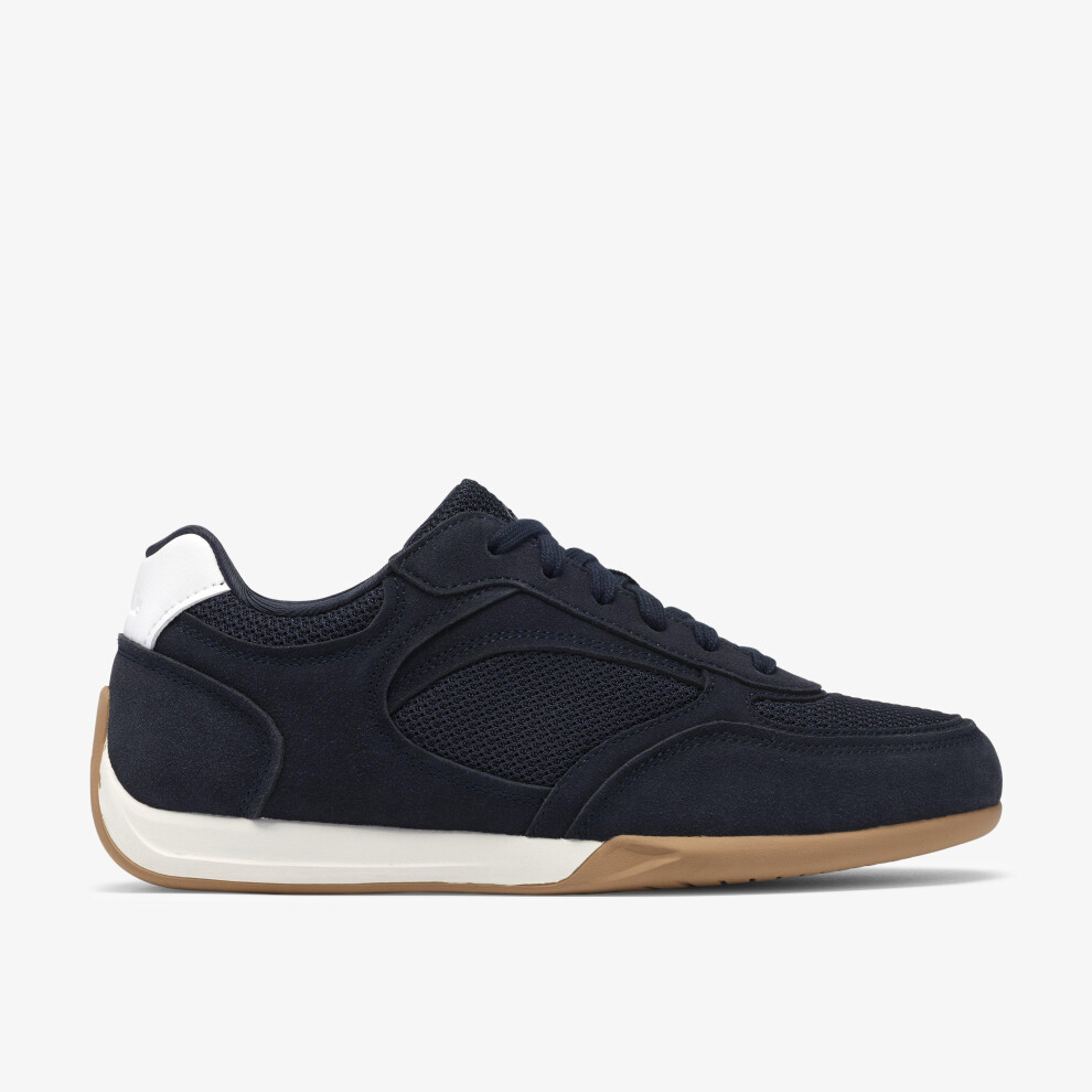 Clarks Upton Lace Navy Suede