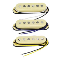 Przetworniki Alnico 5 Single Coil do Gryfu/Środka/Mostka Gitary Elektrycznej Single