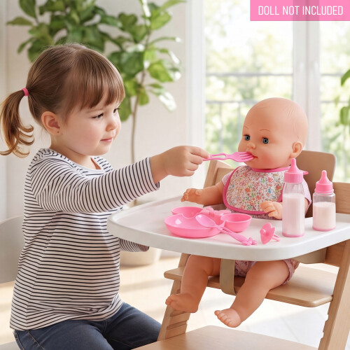 The Magic Toy Shop BiBi Doll Baby Doll Feeding Set 6 Pc Magic Milk Bottles Dummy Spoon Accessories 2