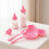 The Magic Toy Shop BiBi Doll Baby Doll Feeding Set 6 Pc Magic Milk Bottles Dummy Spoon Accessories 6