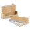 Cooks Professional Cooks Professional 4 Piece Bamboo Index Chopping Board Set | Multi-Coloured 6