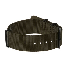 5pcs 20mm Army Green Nylon Fabric Outdoor Sport Watch Band Strap Fits WEEKENDER WB2034