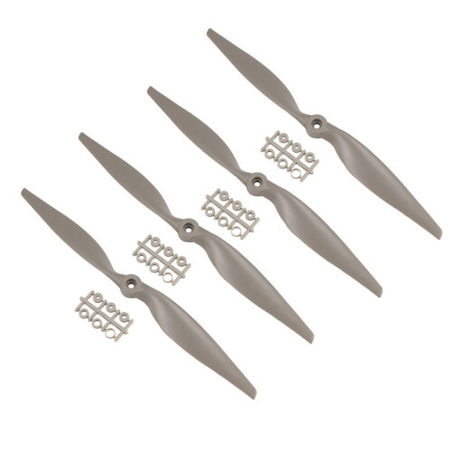 8 Peças RC Hélices CW 12x6 Polegadas para Avião com Anéis Adaptadores 1