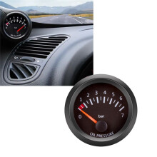 52 mm Auto-Öldruckmesser, 0-7 Bar, Öldruckmesser für 12 V LKW, Auto-Öldruckmesser