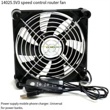 140mm USB Computer Cooling Fan 5V Portable Quiet Fan with 3 Adjustable Speeds 2800RPM High Performance for Electronics