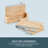 Cooks Professional Cooks Professional 4 Piece Bamboo Index Chopping Board Set | Grey Tabs 3