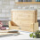 Cooks Professional Cooks Professional 4 Piece Bamboo Index Chopping Board Set | Grey Tabs 5