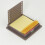 Sticky Note Dispenser Sticky Note Holder with Stencil Sticky Notes Template Self-Adhesive Notepad Note Organ 1