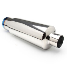 Universal Car Racing Exhaust Pipe Muffler Stainless Steel Racing Modified Exhaust Pipe Muffler