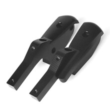 Motorcycle Accessories Footrests Foot Rests Pegs Rear Pedal for GTS300 GTS250 GT60 GTS GTV 125 200 250 300(Black)