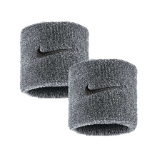 Nike Swoosh Classic Small Wristbands Grey / (Black)