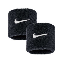 Nike Swoosh Classic Small Wristbands Black / (White)